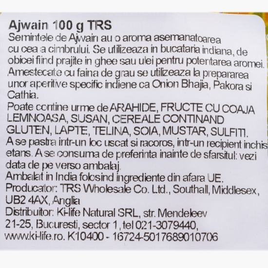 Semințe de ajwain 100g