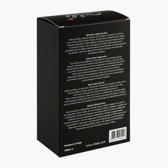Ulei extravirgin de măsline 100% Coratina, Liquid Luxury Style, 0.5l