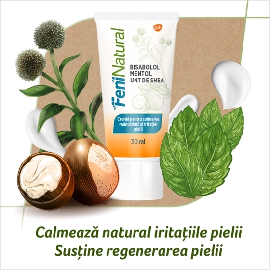 Cremă naturală pentru calmarea iritaților pielii, 30ml