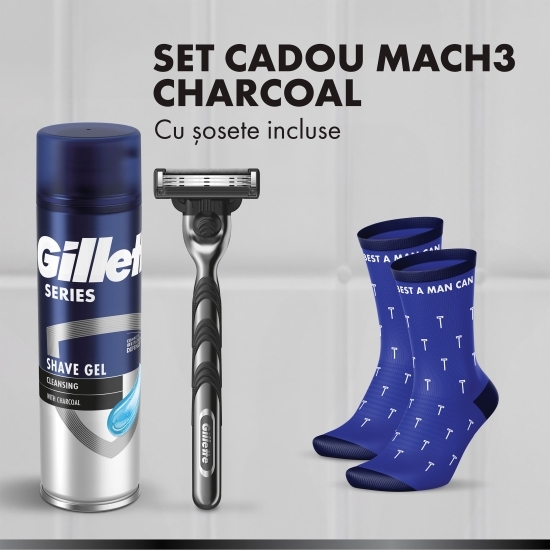 Set cadou Mach3 Charcoal