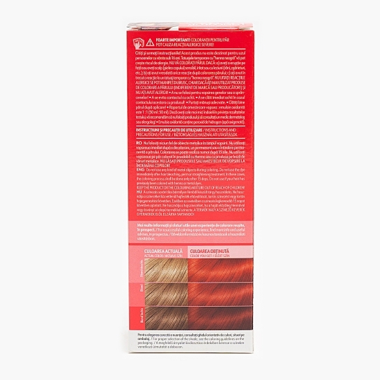 Vopsea permanentă pentru păr Ultra 8.66 Roșu intens deschis 100ml