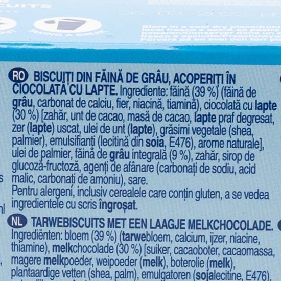 Biscuiți digestivi cu ciocolată cu lapte 199.8g (6x33.3g)