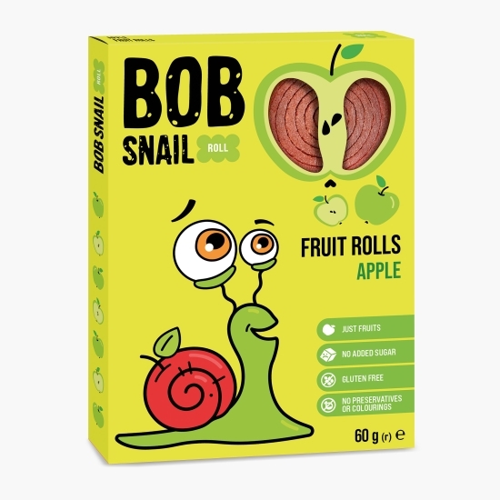 Rulou natural din mere fără zahăr 60g