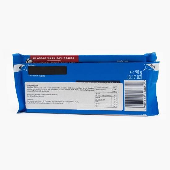 Ciocolată neagră 90g