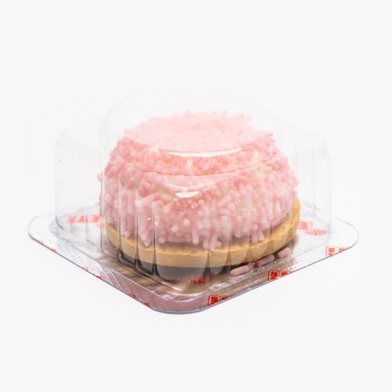 Biscuit cu bezea și granule cu aromă de căpșuni 18g