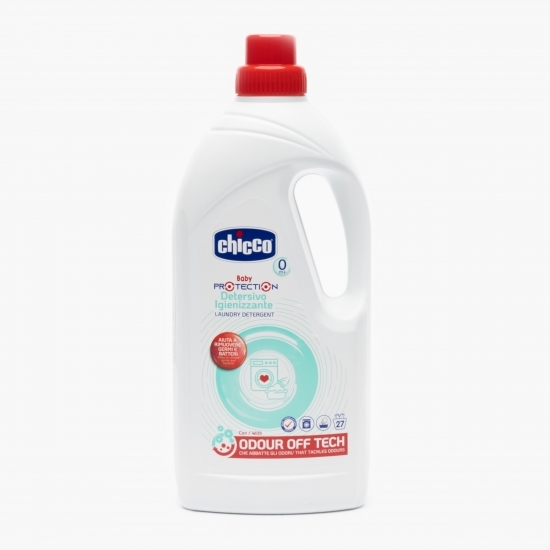 Detergent de rufe lichid igienizant pentru haine, +0 luni, 27 spălări, 1.5l