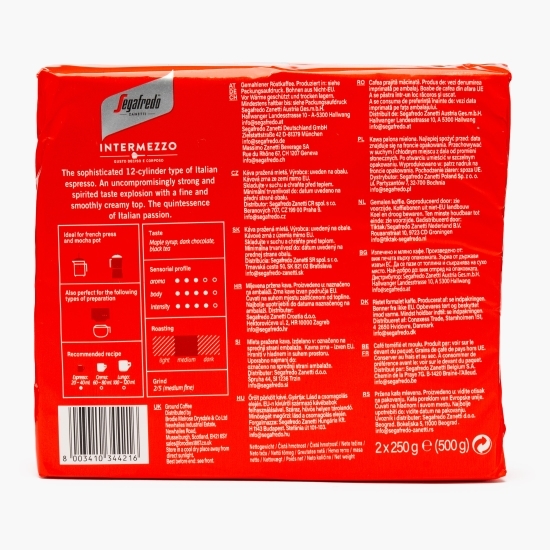 Intermezzo 2x250g cafea măcinată