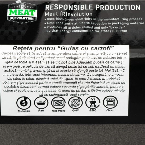 Carne Black Angus pentru gulaș, maturată 30 zile 400g