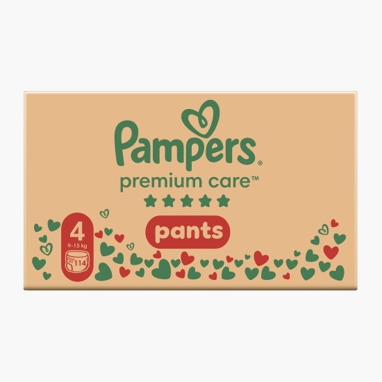 Scutece-chiloțel Premium Care Pants XXL, mărimea 4, 9-15kg, 114 buc