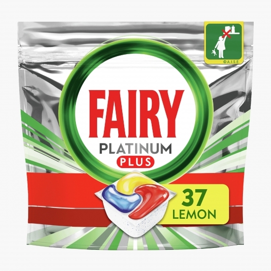 Detergent automat capsule pentru mașina de spălat vase Platinum plus, 37 spălări