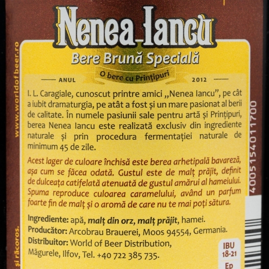Bere brună sticlă 0.5l