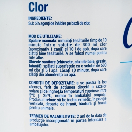 Clor înălbitor lichid  2l