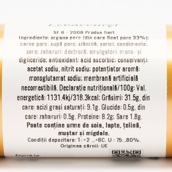 Lebărvurşt 220g