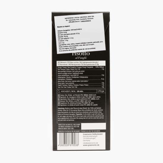 Risotto cu ciuperci 170g