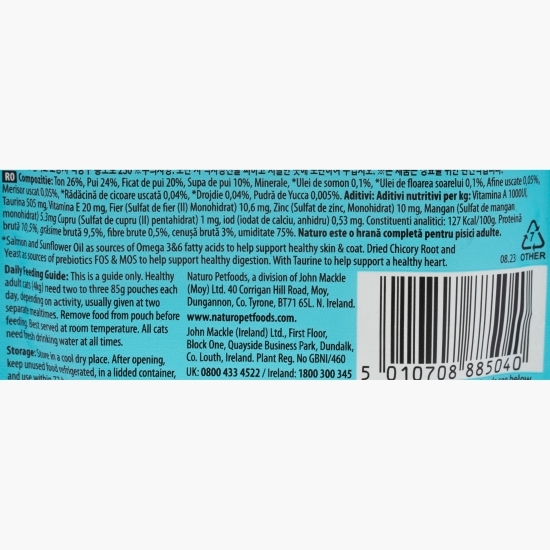 Hrană umedă pentru pisici adulte, pate de ton, 85g