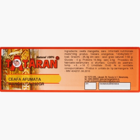 Ceafă afumată Mangaliță 250g