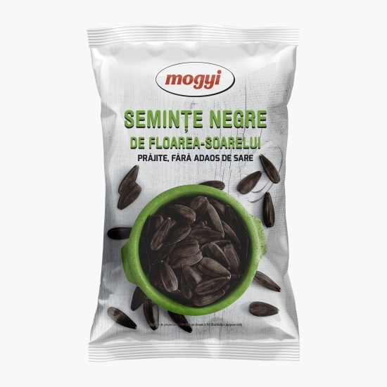 Semințe floarea-soarelui negre prăjite și nesărate 100g