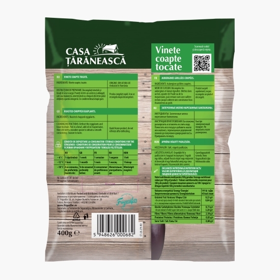 Vinete coapte tocate 400g