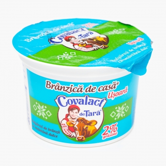 Brânzică de casă ușoară 2% grăsime 180g