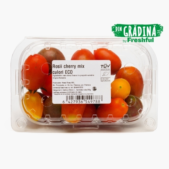 Roșii cherry mix culori eco România (Nasul Roșu) 250g