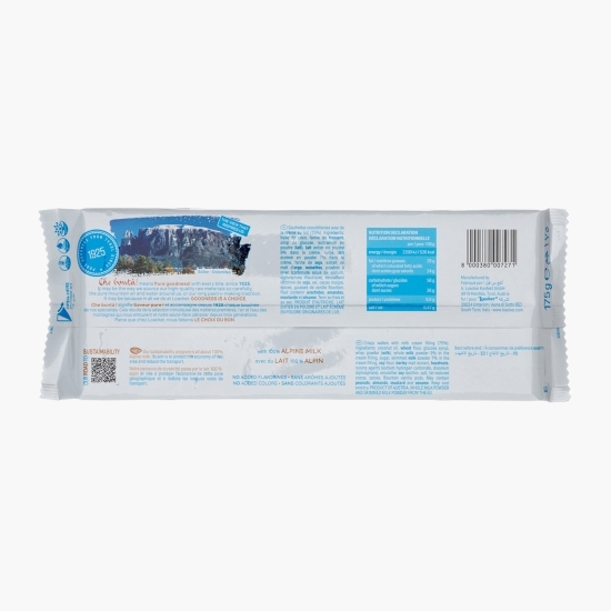 Napolitană cu lapte alpin Classic 175g
