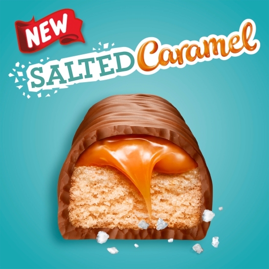 Baton cu biscuit și caramel sărat 2x23g (46g)