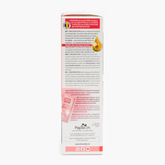 Vopsea permanentă pentru păr Ultra 10.1 Blond cenușiu deschis 100ml
