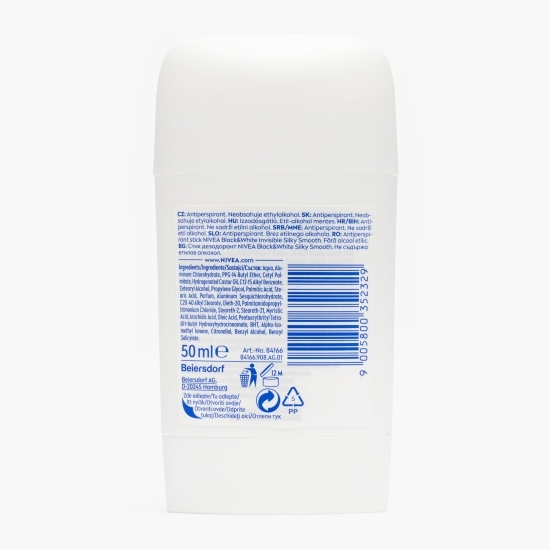 Deodorant stick Black & White Silky Smooth 50ml