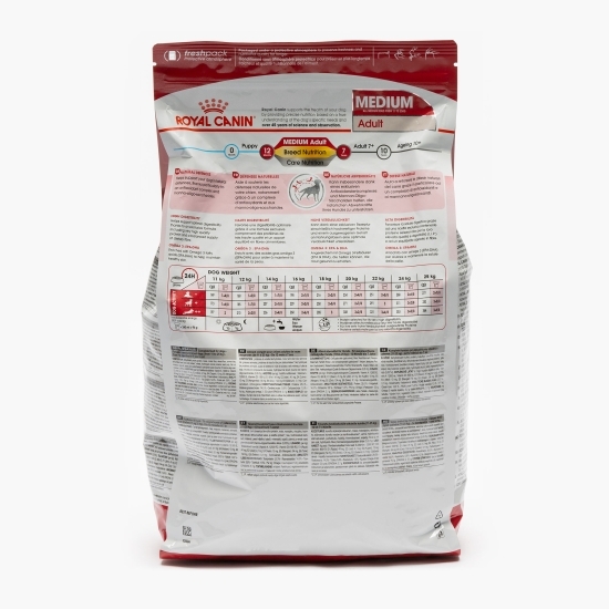 Hrană uscată pentru câini, 4Kg, Medium Adult