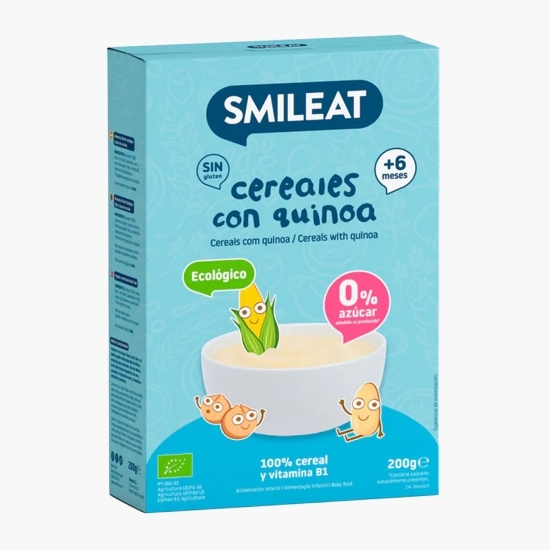 Cereale eco fără gluten, cu quinoa, +6 luni, 200g