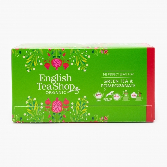 Ceai eco ceai verde și rodie 40g