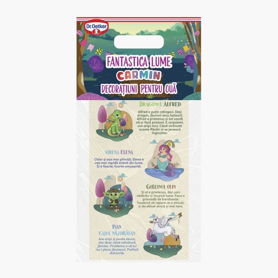 Decorațiuni pentru ouă Lumea fantastică 8 buc