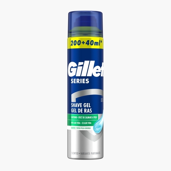 Gel de ras pentru piele sensibilă, Series Sensitive cu aloe 240ml