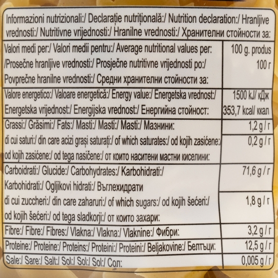 Paste farfalle grâu dur 500g