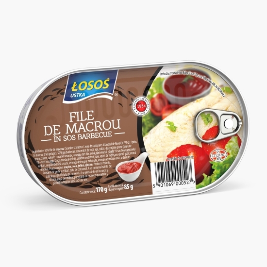 File de macrou în sos barbecue 170g