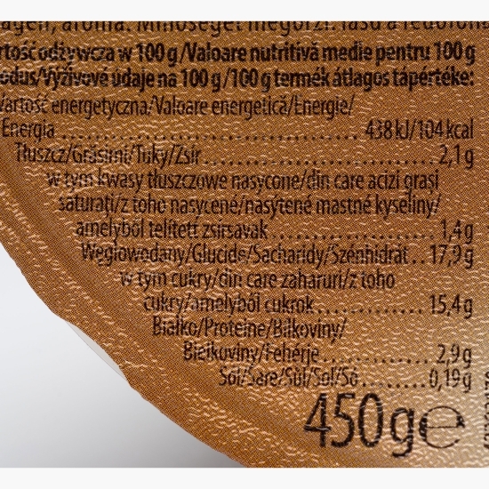 Budincă cu ciocolată și sos de ciocolată 450g