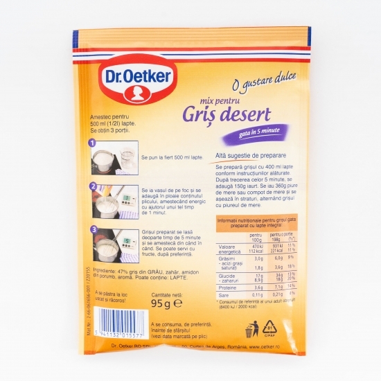 Mix pentru griș desert 95g