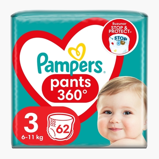 Scutece chiloțel Pants Jumbo Pack mărimea 3, 6-11kg, 62 buc