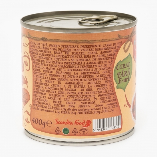 Gulaș de vită 400g