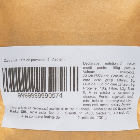 Caju crud 200g