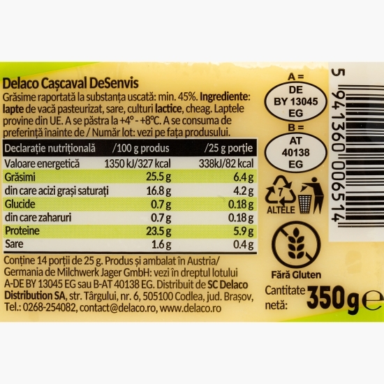Cașcaval DeSenviș 350g