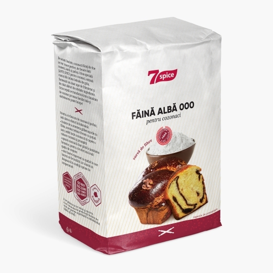 Făină de grâu albă 000 pentru cozonac 1kg