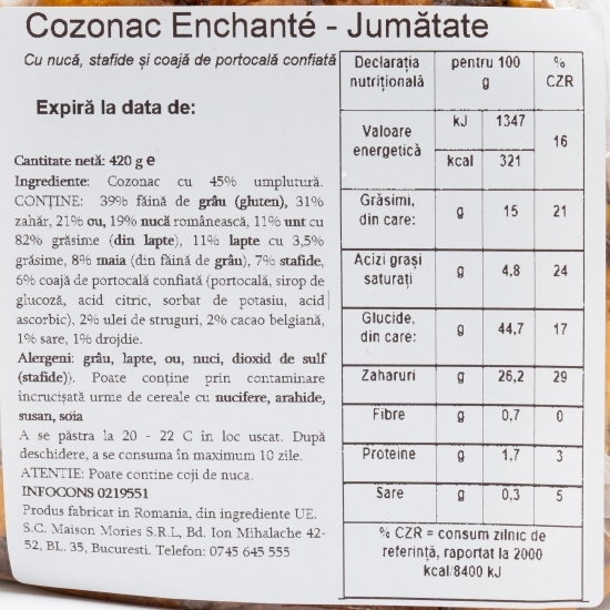 Cozonac Enchanté 420g
