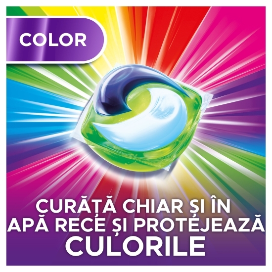 Detergent de rufe capsule All in One Pods Color, 80 spălări