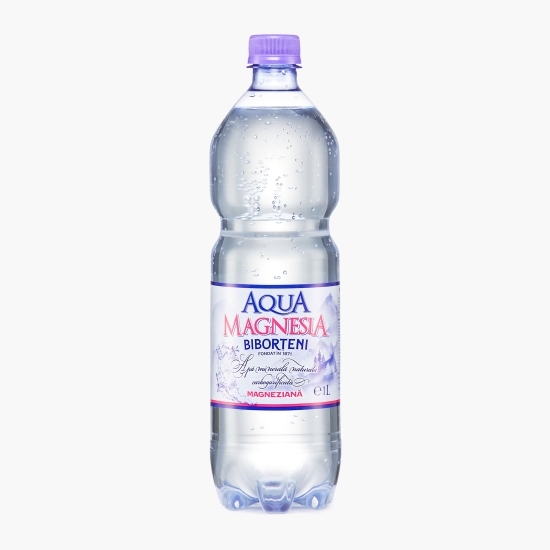 Apă minerală naturală carbogazificată Magnesia 1l