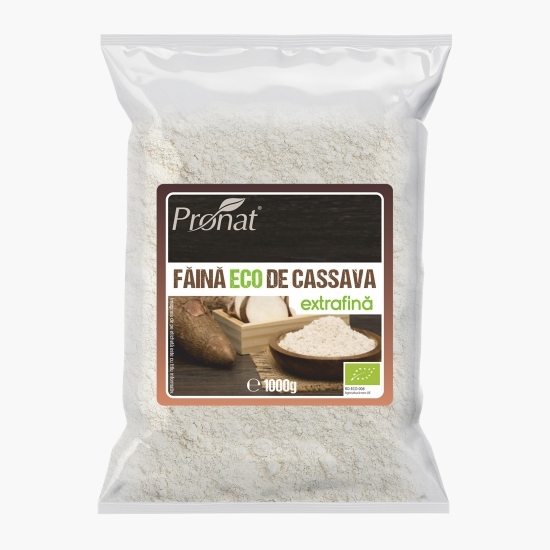 Făină de cassava (tapioca/manioc) extrafină eco 1kg