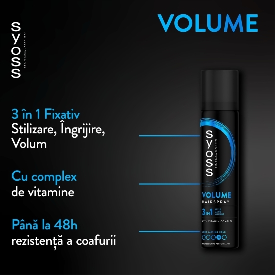 Fixativ Volume Lift (4) pentru păr 300ml