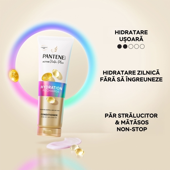 Balsam pentru păr uscat Pro-V Hydration Recharge, 230ml