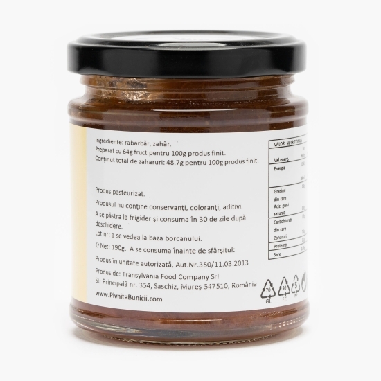 Gem de rabarbăr 190g