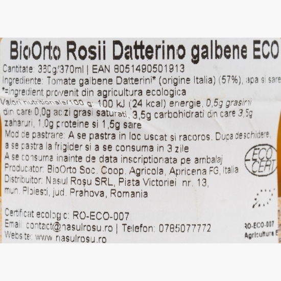Roșii Datterino galbene eco 360g